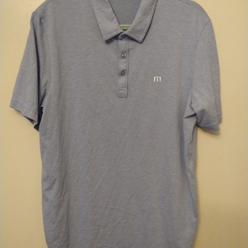 Travis Mathew Short Sleeve Polo Shirt Men's sz Large Conga Logo. - Picture 3 of 8